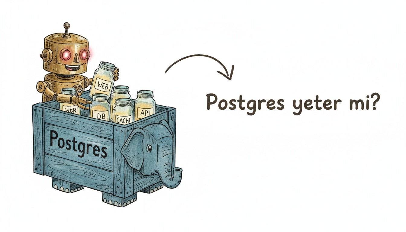 Redis ve Kafka'ya Elveda: Her Şey İçin Postgres